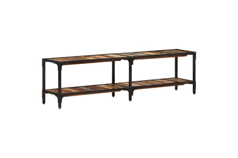 beBasic TV-benk 150x30x41 cm gjenvunnet heltre - Flerfarget - Møbler - Mediamøbel & tv møbel - TV-benk & mediabenk