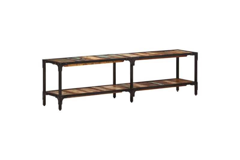 beBasic TV-benk 150x30x41 cm gjenvunnet heltre - Flerfarget - Møbler - Mediamøbel & tv møbel - TV-benk & mediabenk