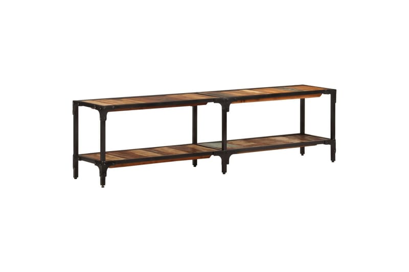 beBasic TV-benk 150x30x41 cm gjenvunnet heltre - Flerfarget - Møbler - Mediamøbel & tv møbel - TV-benk & mediabenk