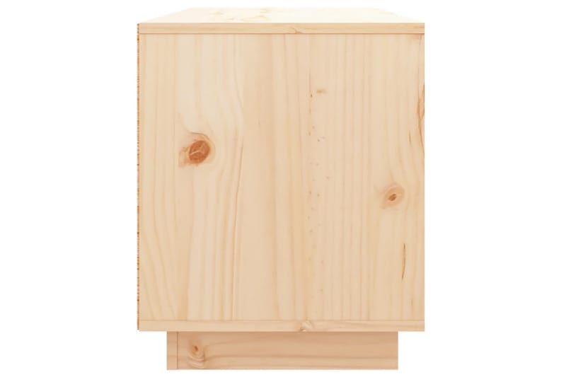 beBasic TV-benk 74x35x44 cm heltre furu - Brun - Møbler - Mediamøbel & tv møbel - TV-benk & mediabenk