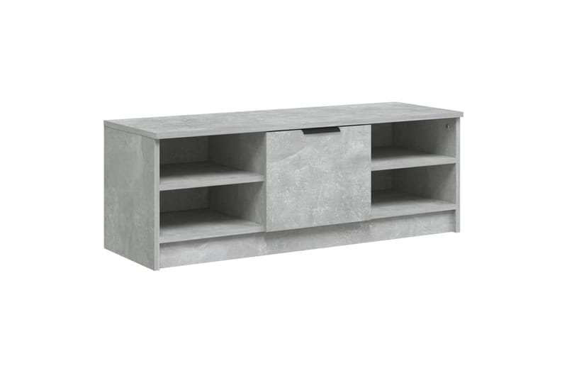 beBasic TV-benk betonggrå 102x35,5x36,5 cm konstruert tre - GrÃ¥ - Møbler - Mediamøbel & tv møbel - TV-benk & mediabenk