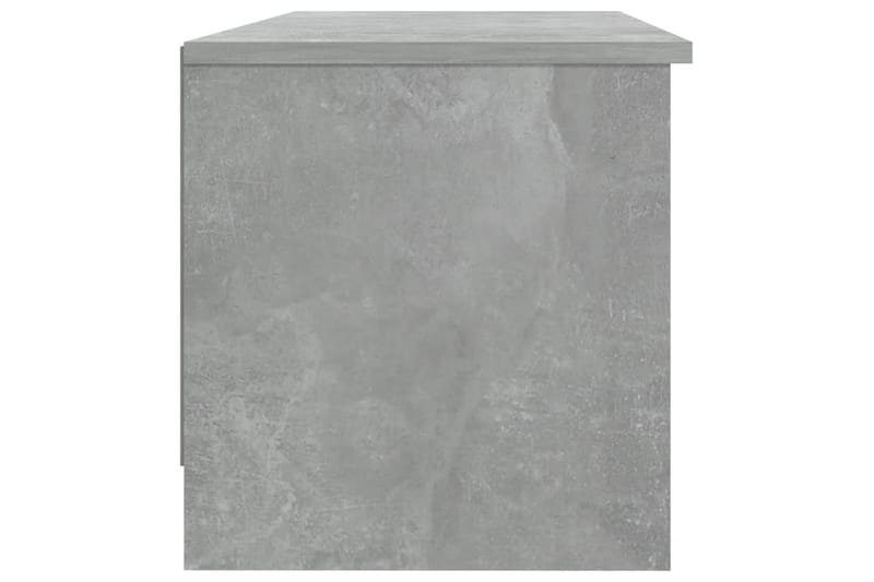 beBasic TV-benk betonggrå 102x35,5x36,5 cm konstruert tre - GrÃ¥ - Møbler - Mediamøbel & tv møbel - TV-benk & mediabenk