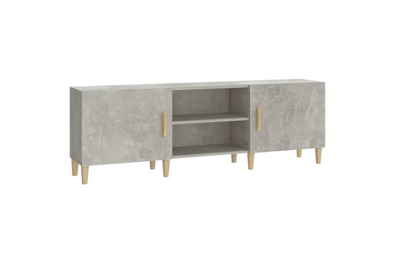 beBasic TV-benk betonggrå 150x30x50 cm konstruert tre - GrÃ¥ - Møbler - Mediamøbel & tv møbel - TV-benk & mediabenk