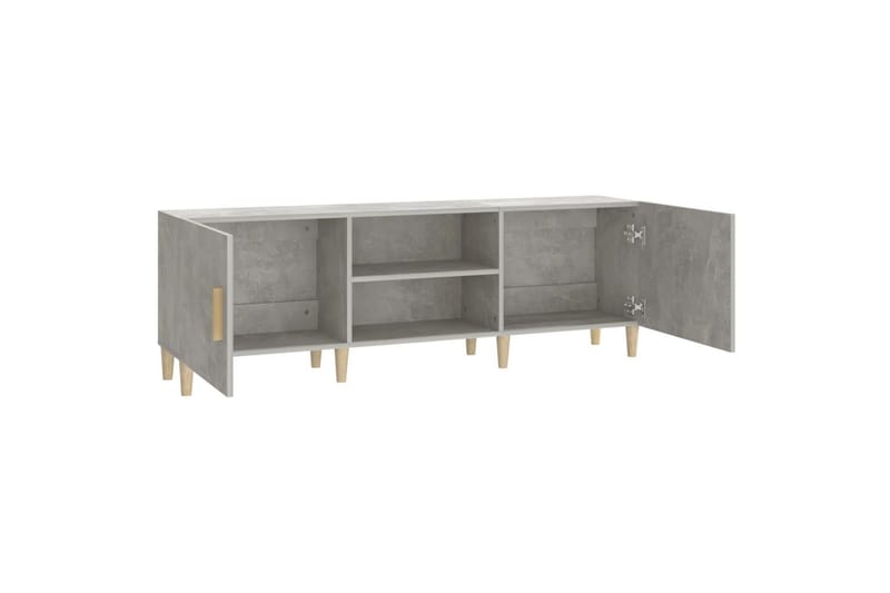 beBasic TV-benk betonggrå 150x30x50 cm konstruert tre - GrÃ¥ - Møbler - Mediamøbel & tv møbel - TV-benk & mediabenk