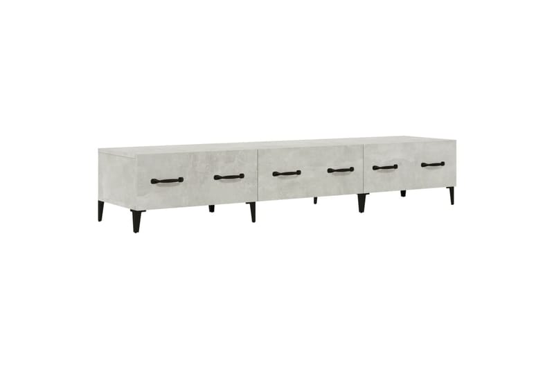 beBasic TV-benk betonggrå 150x34,5x30 cm konstruert tre - GrÃ¥ - Møbler - Mediamøbel & tv møbel - TV-benk & mediabenk