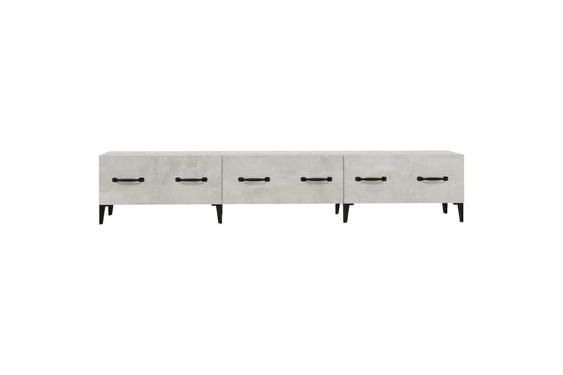 beBasic TV-benk betonggrå 150x34,5x30 cm konstruert tre - GrÃ¥ - Møbler - Mediamøbel & tv møbel - TV-benk & mediabenk