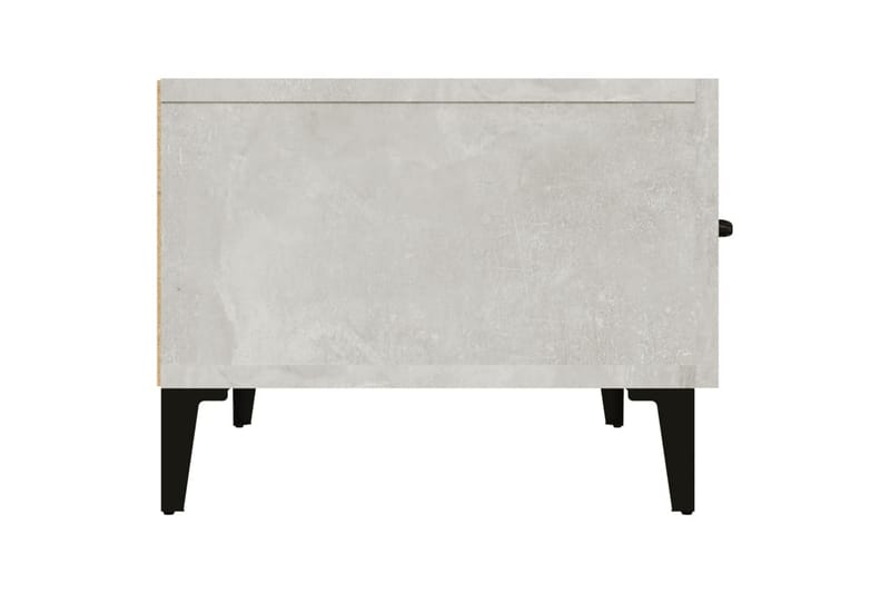 beBasic TV-benk betonggrå 150x34,5x30 cm konstruert tre - GrÃ¥ - Møbler - Mediamøbel & tv møbel - TV-benk & mediabenk