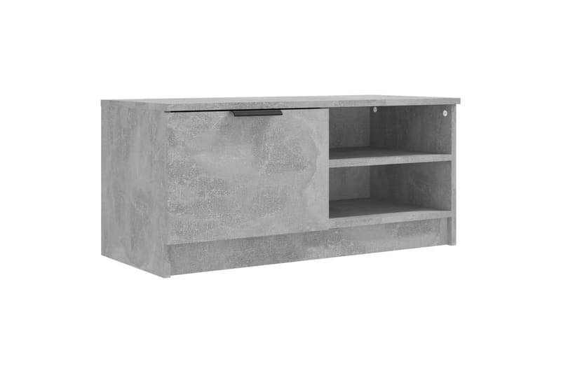 beBasic TV-benk betonggrå 80x35x36,5 cm konstruert tre - GrÃ¥ - TV-benk & mediabenk