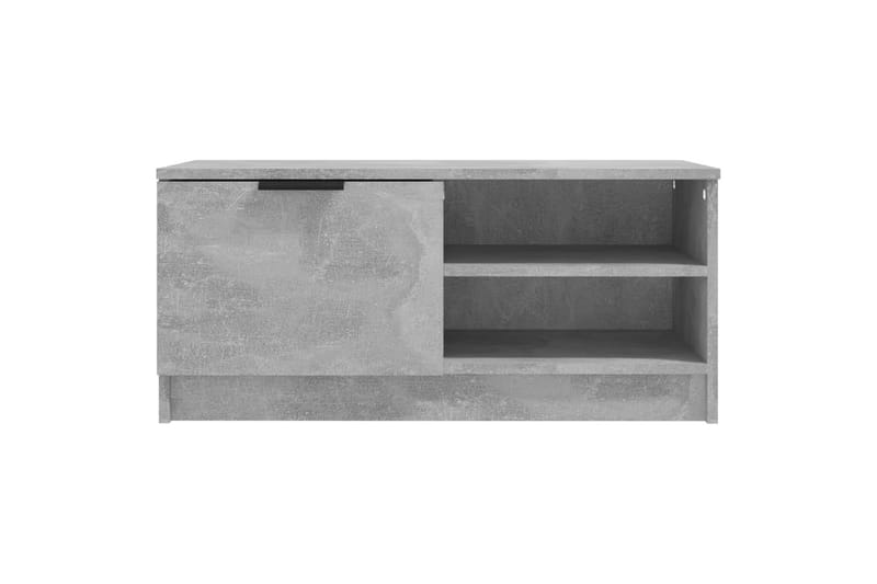 beBasic TV-benk betonggrå 80x35x36,5 cm konstruert tre - GrÃ¥ - Møbler - Mediamøbel & tv møbel - TV-benk & mediabenk