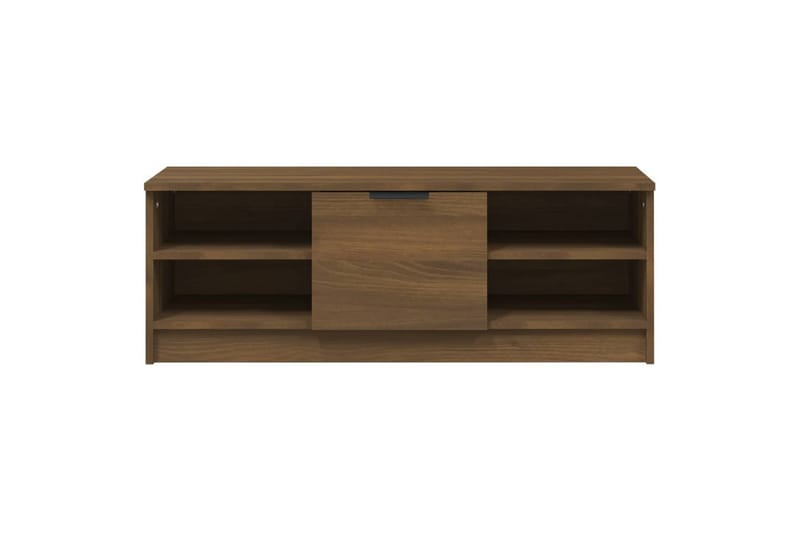 beBasic TV-benk brun eik 102x35,5x36,5 cm konstruert tre - Brun - Møbler - Mediamøbel & tv møbel - TV-benk & mediabenk