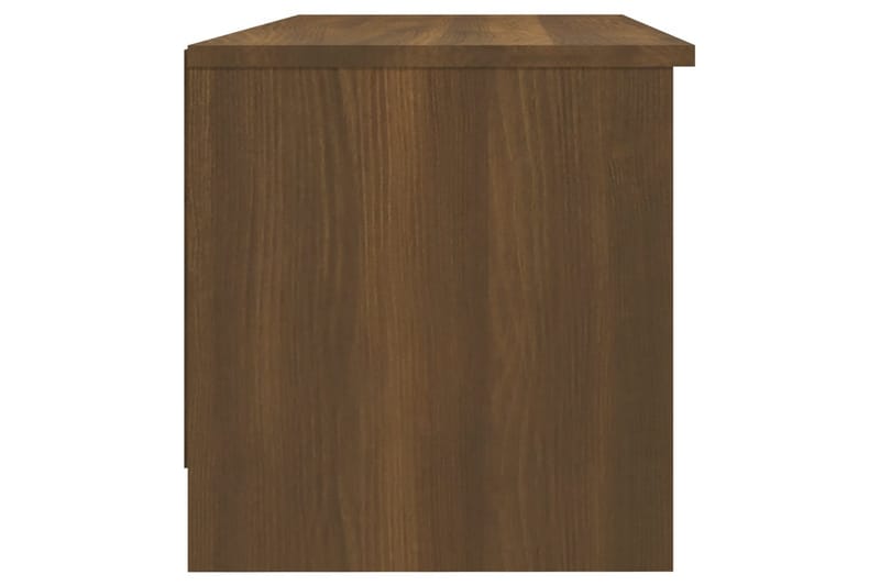 beBasic TV-benk brun eik 102x35,5x36,5 cm konstruert tre - Brun - Møbler - Mediamøbel & tv møbel - TV-benk & mediabenk