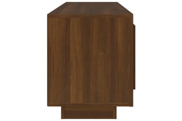 beBasic TV-benk brun eik 102x35x45 cm konstruert tre - Brun - Møbler - Mediamøbel & tv møbel - TV-benk & mediabenk