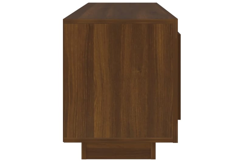 beBasic TV-benk brun eik 102x35x45 cm konstruert tre - Brun - Møbler - Mediamøbel & tv møbel - TV-benk & mediabenk