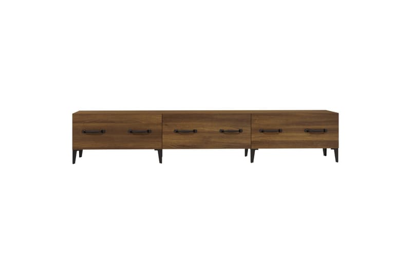 beBasic TV-benk brun eik 150x34,5x30 cm konstruert tre - Brun - Møbler - Mediamøbel & tv møbel - TV-benk & mediabenk