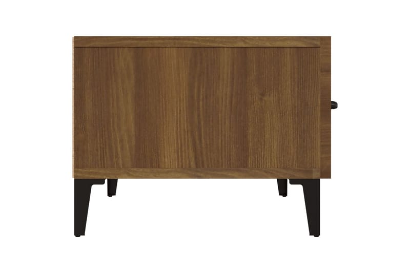 beBasic TV-benk brun eik 150x34,5x30 cm konstruert tre - Brun - Møbler - Mediamøbel & tv møbel - TV-benk & mediabenk