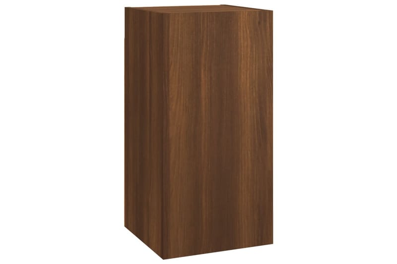 beBasic TV-benk brun eik 30,5x30x60 cm konstruert tre - Brun - Møbler - Mediamøbel & tv møbel - TV-benk & mediabenk