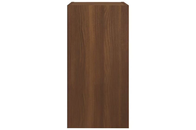 beBasic TV-benk brun eik 30,5x30x60 cm konstruert tre - Brun - Møbler - Mediamøbel & tv møbel - TV-benk & mediabenk