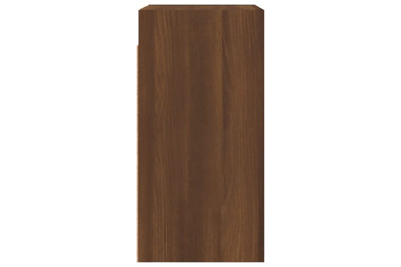 beBasic TV-benk brun eik 30,5x30x60 cm konstruert tre - Brun - Møbler - Mediamøbel & tv møbel - TV-benk & mediabenk