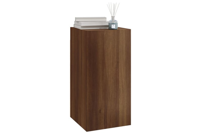 beBasic TV-benk brun eik 30,5x30x60 cm konstruert tre - Brun - Møbler - Mediamøbel & tv møbel - TV-benk & mediabenk