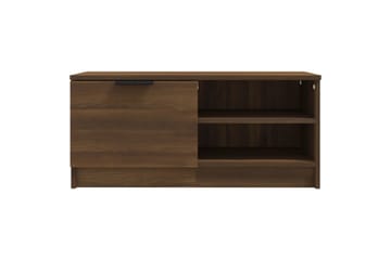 beBasic TV-benk brun eik 80x35x36,5 cm konstruert tre - Brun - Møbler - Mediamøbel & tv møbel - TV-benk & mediabenk