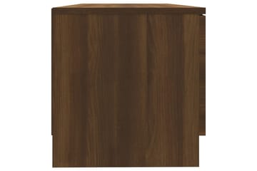 beBasic TV-benk brun eik 80x35x36,5 cm konstruert tre - Brun - Møbler - Mediamøbel & tv møbel - TV-benk & mediabenk