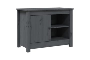 beBasic TV-benk grå 70x36,5x52 cm heltre furu - GrÃ¥ - Møbler - Mediamøbel & tv møbel - TV-benk & mediabenk