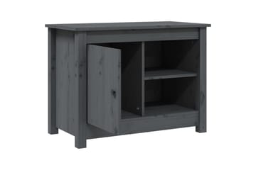 beBasic TV-benk grå 70x36,5x52 cm heltre furu - GrÃ¥ - Møbler - Mediamøbel & tv møbel - TV-benk & mediabenk