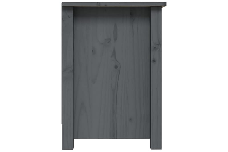 beBasic TV-benk grå 70x36,5x52 cm heltre furu - GrÃ¥ - Møbler - Mediamøbel & tv møbel - TV-benk & mediabenk