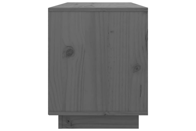 beBasic TV-benk grå 74x35x44 cm heltre furu - GrÃ¥ - Møbler - Mediamøbel & tv møbel - TV-benk & mediabenk