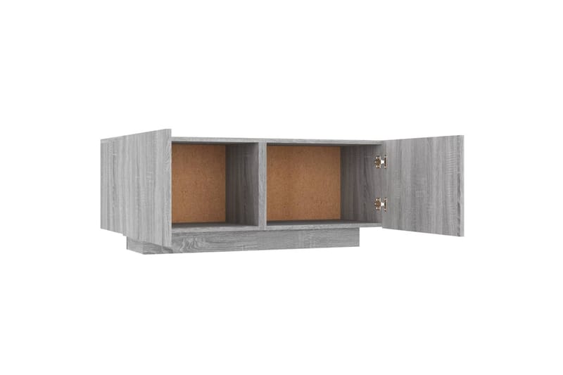 beBasic TV-benk grå sonoma 100x35x40 cm konstruert tre - GrÃ¥ - Møbler - Mediamøbel & tv møbel - TV-benk & mediabenk