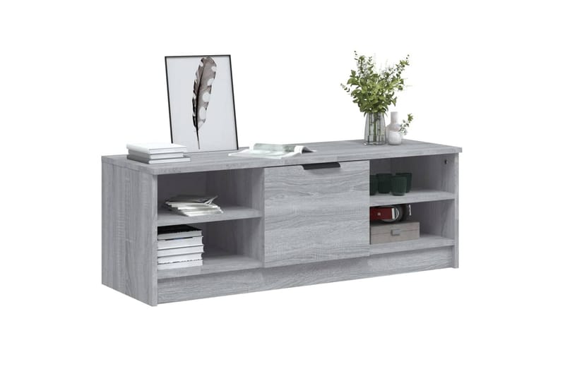 beBasic TV-benk grå sonoma 102x35,5x36,5 cm konstruert tre - GrÃ¥ - Møbler - Mediamøbel & tv møbel - TV-benk & mediabenk