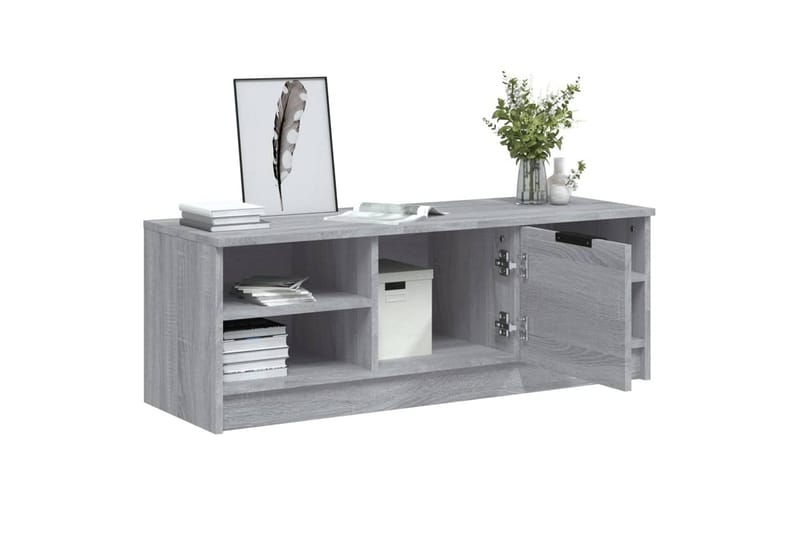 beBasic TV-benk grå sonoma 102x35,5x36,5 cm konstruert tre - GrÃ¥ - Møbler - Mediamøbel & tv møbel - TV-benk & mediabenk