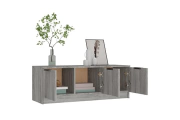 beBasic TV-benk grå sonoma 102x35x36,5 cm konstruert tre - GrÃ¥ - Møbler - Mediamøbel & tv møbel - TV-benk & mediabenk