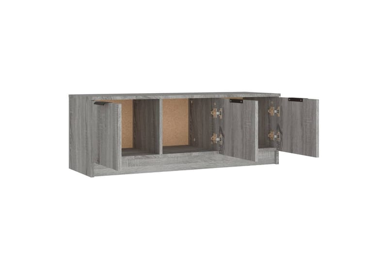 beBasic TV-benk grå sonoma 102x35x36,5 cm konstruert tre - GrÃ¥ - Møbler - Mediamøbel & tv møbel - TV-benk & mediabenk