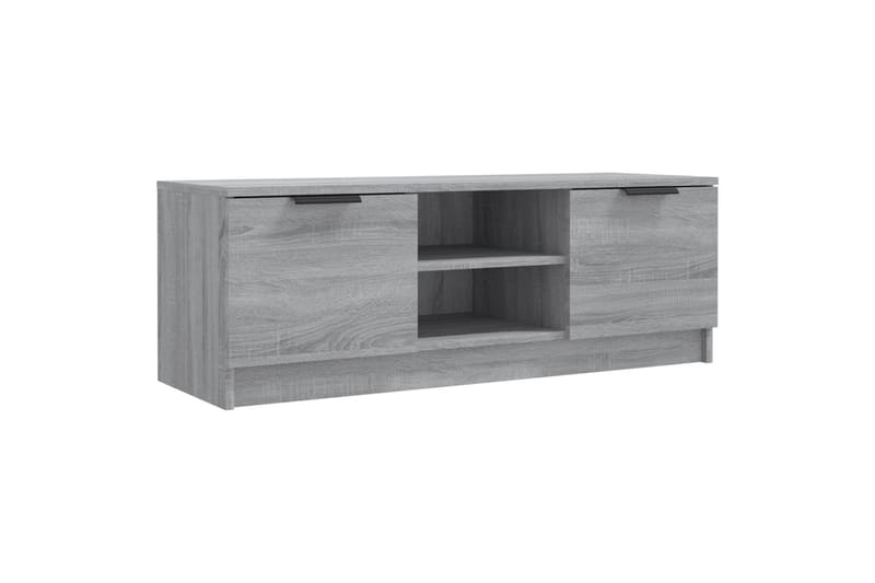 beBasic TV-benk grå sonoma 102x35x36,5 cm konstruert tre - GrÃ¥ - Møbler - Mediamøbel & tv møbel - TV-benk & mediabenk