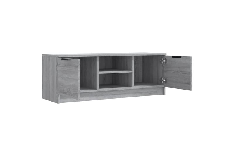 beBasic TV-benk grå sonoma 102x35x36,5 cm konstruert tre - GrÃ¥ - Møbler - Mediamøbel & tv møbel - TV-benk & mediabenk