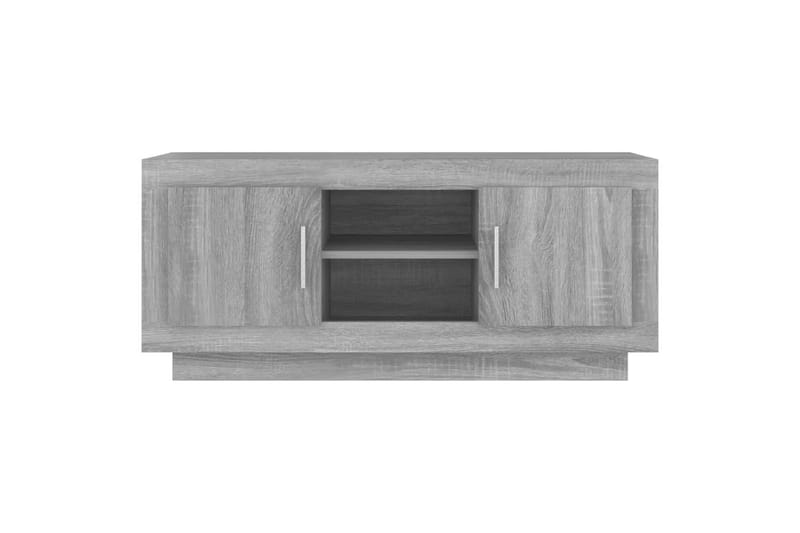 beBasic TV-benk grå sonoma 102x35x45 cm konstruert tre - GrÃ¥ - Møbler - Mediamøbel & tv møbel - TV-benk & mediabenk