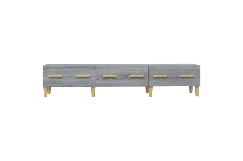 beBasic TV-benk grå sonoma 150x34,5x30 cm konstruert tre - GrÃ¥ - Møbler - Mediamøbel & tv møbel - TV-benk & mediabenk