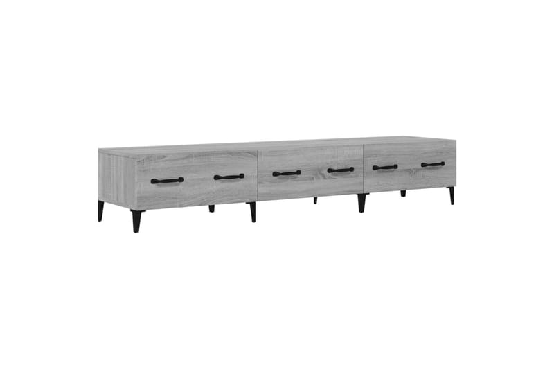 beBasic TV-benk grå sonoma 150x34,5x30 cm konstruert tre - GrÃ¥ - Møbler - Mediamøbel & tv møbel - TV-benk & mediabenk