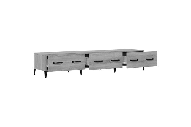 beBasic TV-benk grå sonoma 150x34,5x30 cm konstruert tre - GrÃ¥ - Møbler - Mediamøbel & tv møbel - TV-benk & mediabenk