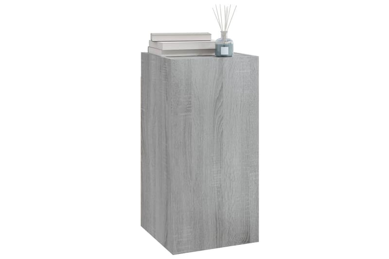 beBasic TV-benk grå sonoma 30,5x30x60 cm konstruert tre - GrÃ¥ - Møbler - Mediamøbel & tv møbel - TV-benk & mediabenk
