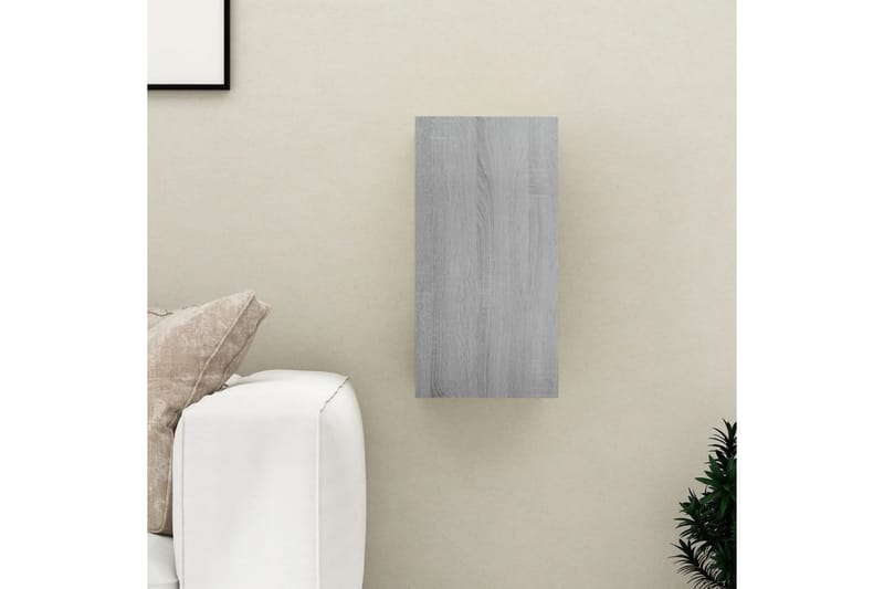 beBasic TV-benk grå sonoma 30,5x30x60 cm konstruert tre - GrÃ¥ - Møbler - Mediamøbel & tv møbel - TV-benk & mediabenk