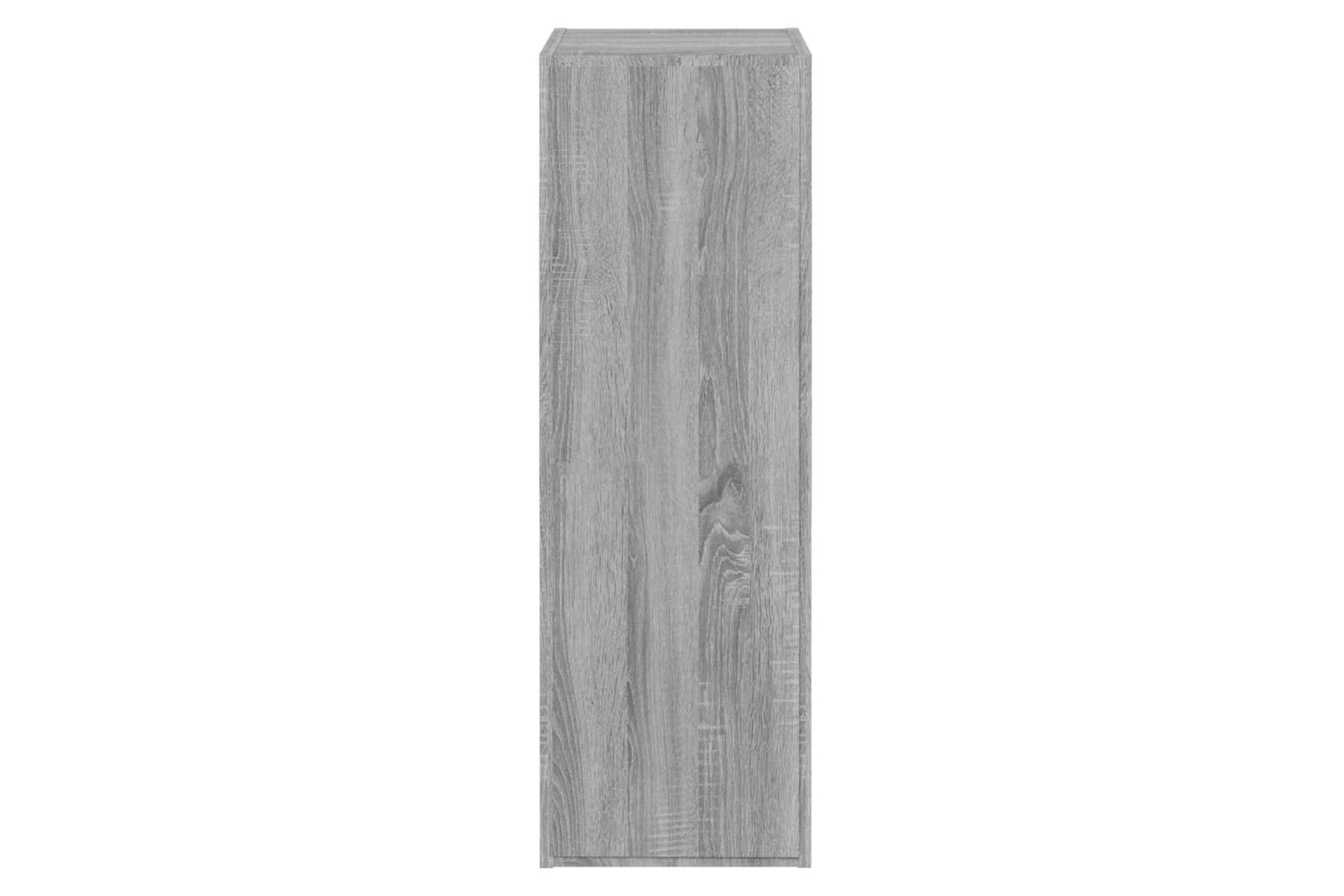 beBasic TV-benk grå sonoma 30,5x30x90 cm konstruert tre - GrÃ¥ - Møbler - Mediamøbel & tv møbel - TV-benk & mediabenk