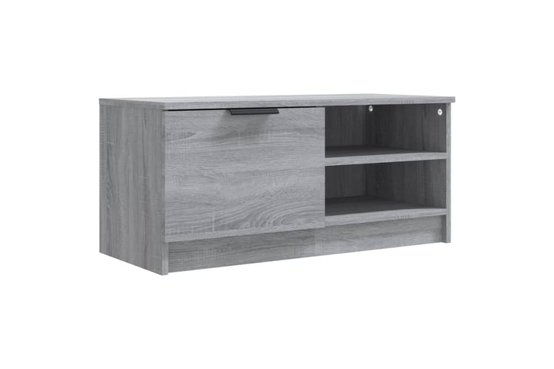 beBasic TV-benk grå sonoma 80x35x36,5 cm konstruert tre - GrÃ¥ - TV-benk & mediabenk