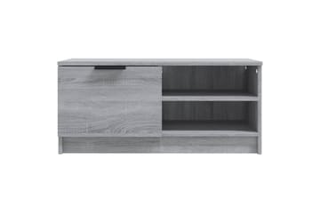 beBasic TV-benk grå sonoma 80x35x36,5 cm konstruert tre - GrÃ¥ - Møbler - Mediamøbel & tv møbel - TV-benk & mediabenk