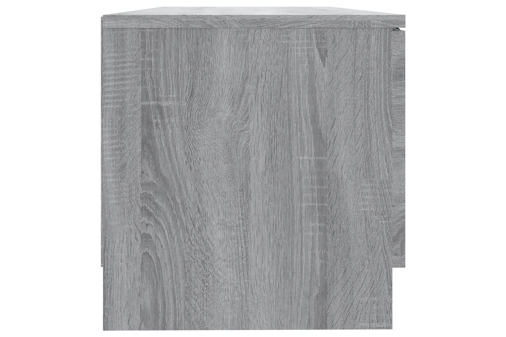 beBasic TV-benk grå sonoma 80x35x36,5 cm konstruert tre - GrÃ¥ - Møbler - Mediamøbel & tv møbel - TV-benk & mediabenk