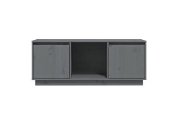 beBasic TV-benk grå110,5x35x44 cm heltre furu - GrÃ¥ - Møbler - Mediamøbel & tv møbel - TV-benk & mediabenk