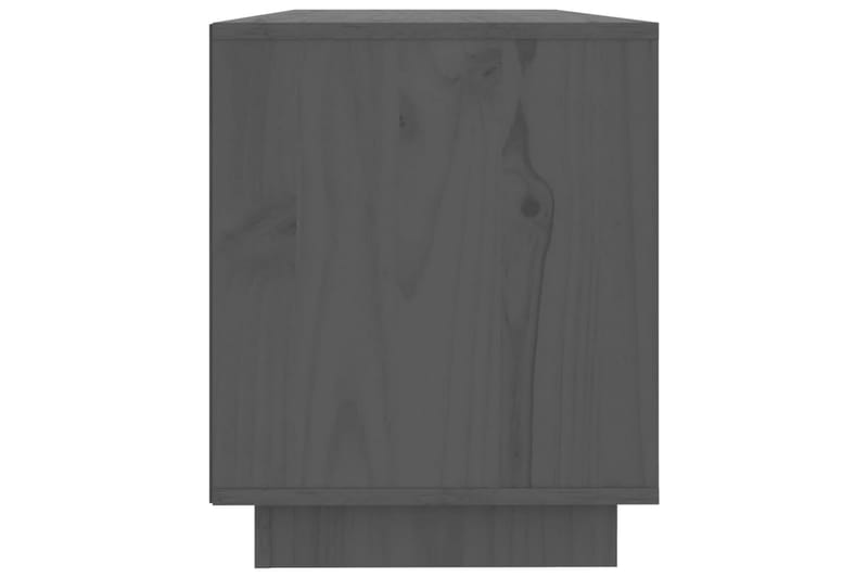 beBasic TV-benk grå110,5x35x44 cm heltre furu - GrÃ¥ - Møbler - Mediamøbel & tv møbel - TV-benk & mediabenk