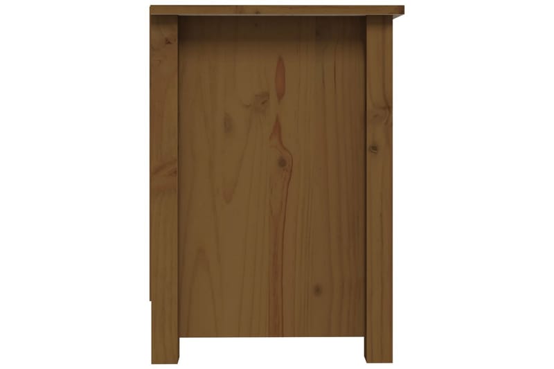 beBasic TV-benk honningbrun 70x36,5x52 cm heltre furu - Brun - Møbler - Mediamøbel & tv møbel - TV-benk & mediabenk