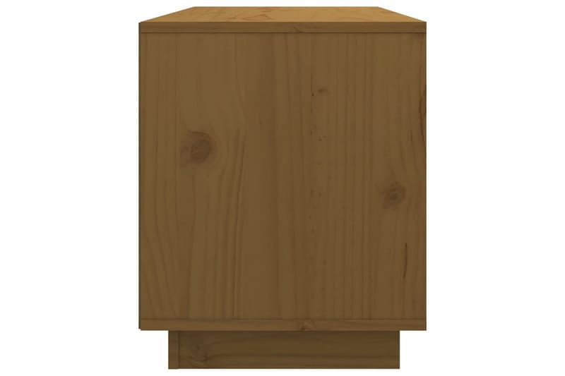beBasic TV-benk honningbrun 74x35x44 cm heltre furu - Brun - Møbler - Mediamøbel & tv møbel - TV-benk & mediabenk